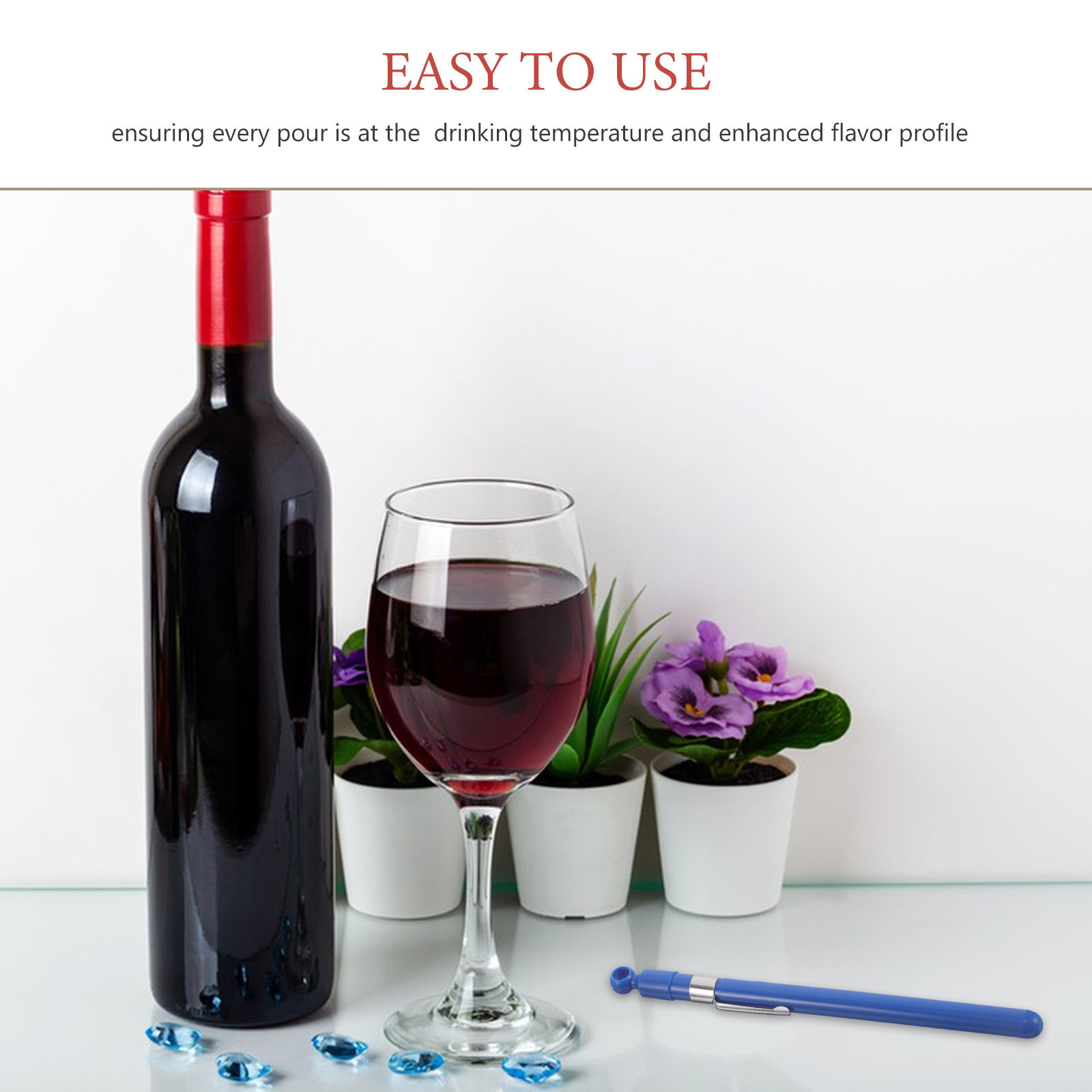 Glass Wine Thermometer Easy Re – Home Cooking Reading Bewertung und Preis