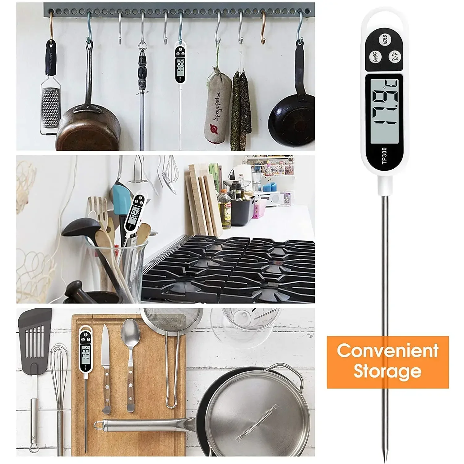 Stainless Steel Food Thermomet – Home Cooking Reading Bewertung und Preis