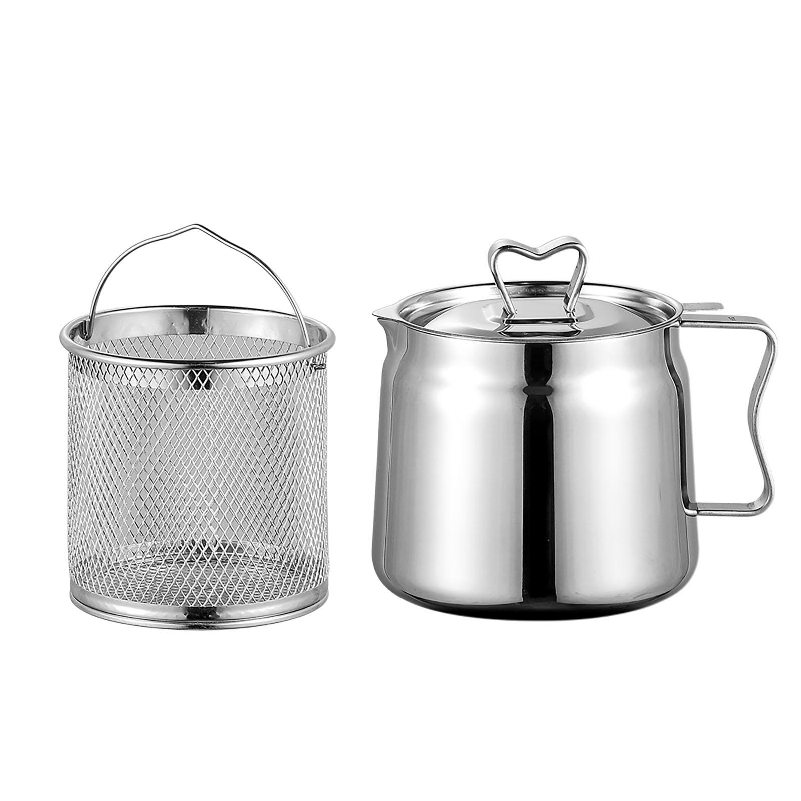 Deep Fryer Set Stainless Oil F – Home Cooking Oil Filter Bewertung und Preis