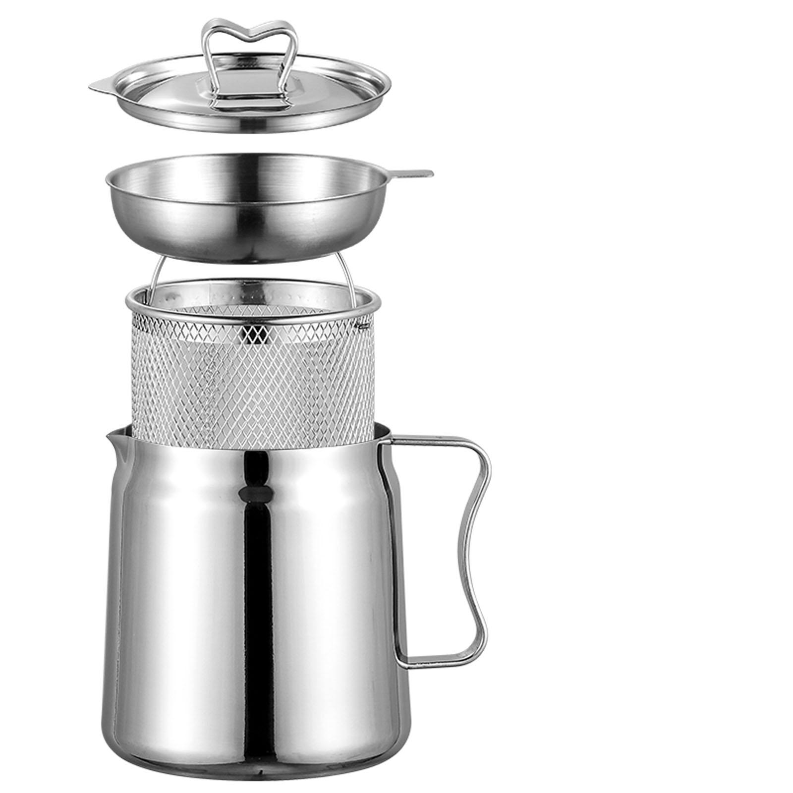 Deep Fryer Set Stainless Oil F – Home Cooking Oil Filter Bewertung und Preis