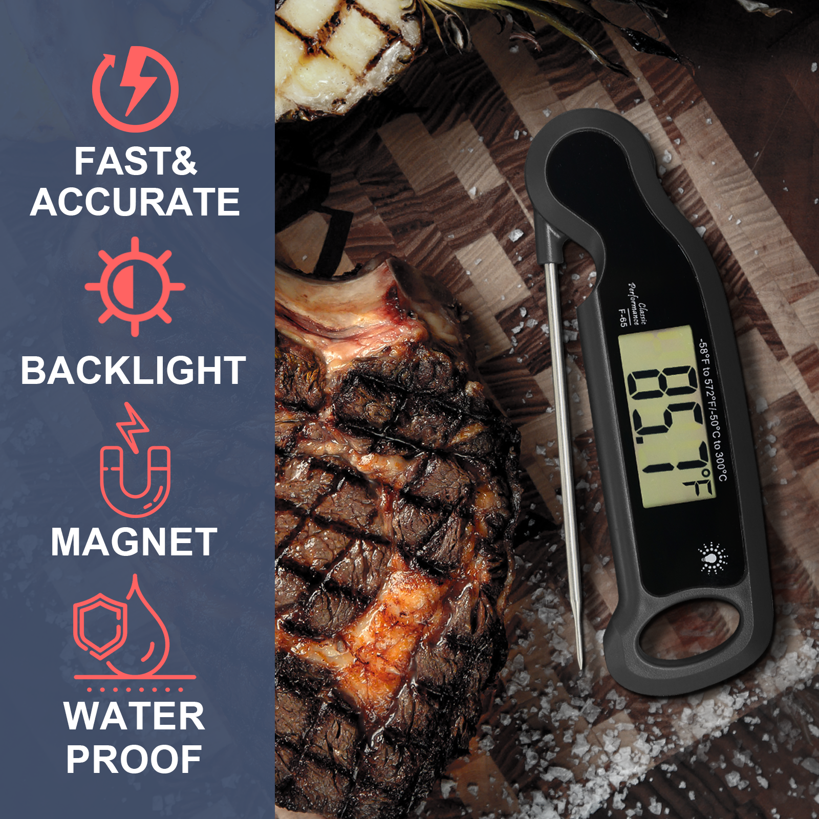 WENMEICE Digital Meat Thermome – Home Cooking Reading Bewertung und Preis