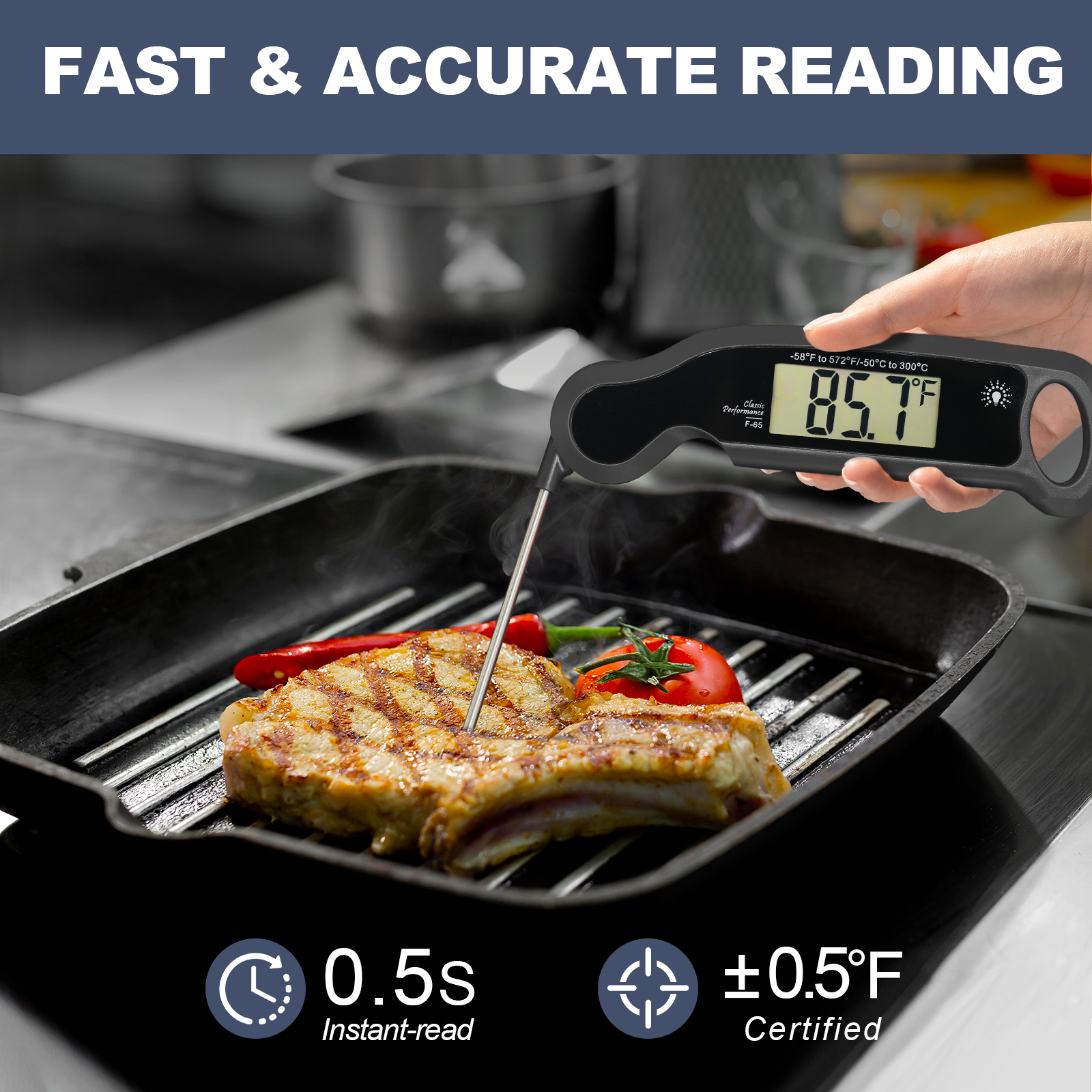 WENMEICE Digital Meat Thermome – Home Cooking Reading Bewertung und Preis