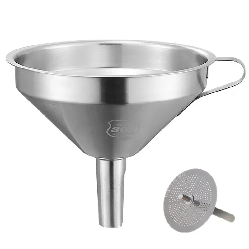 304 Stainless Steel Funnel Met – Home Cooking Oil Filter Bewertung und Preis