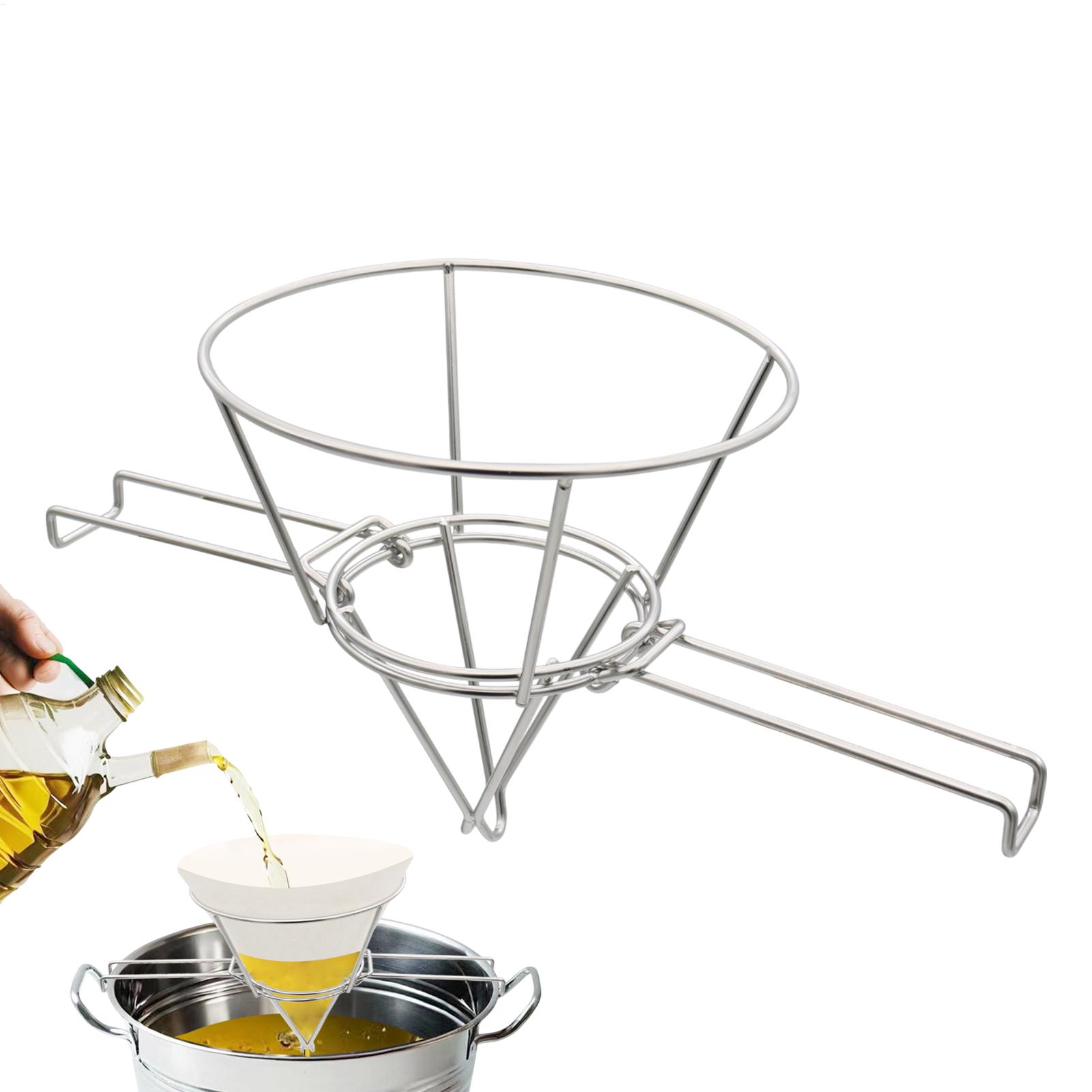 Fryer Filter Stand Cooking Oil – Home Cooking Oil Filter Bewertung und Preis