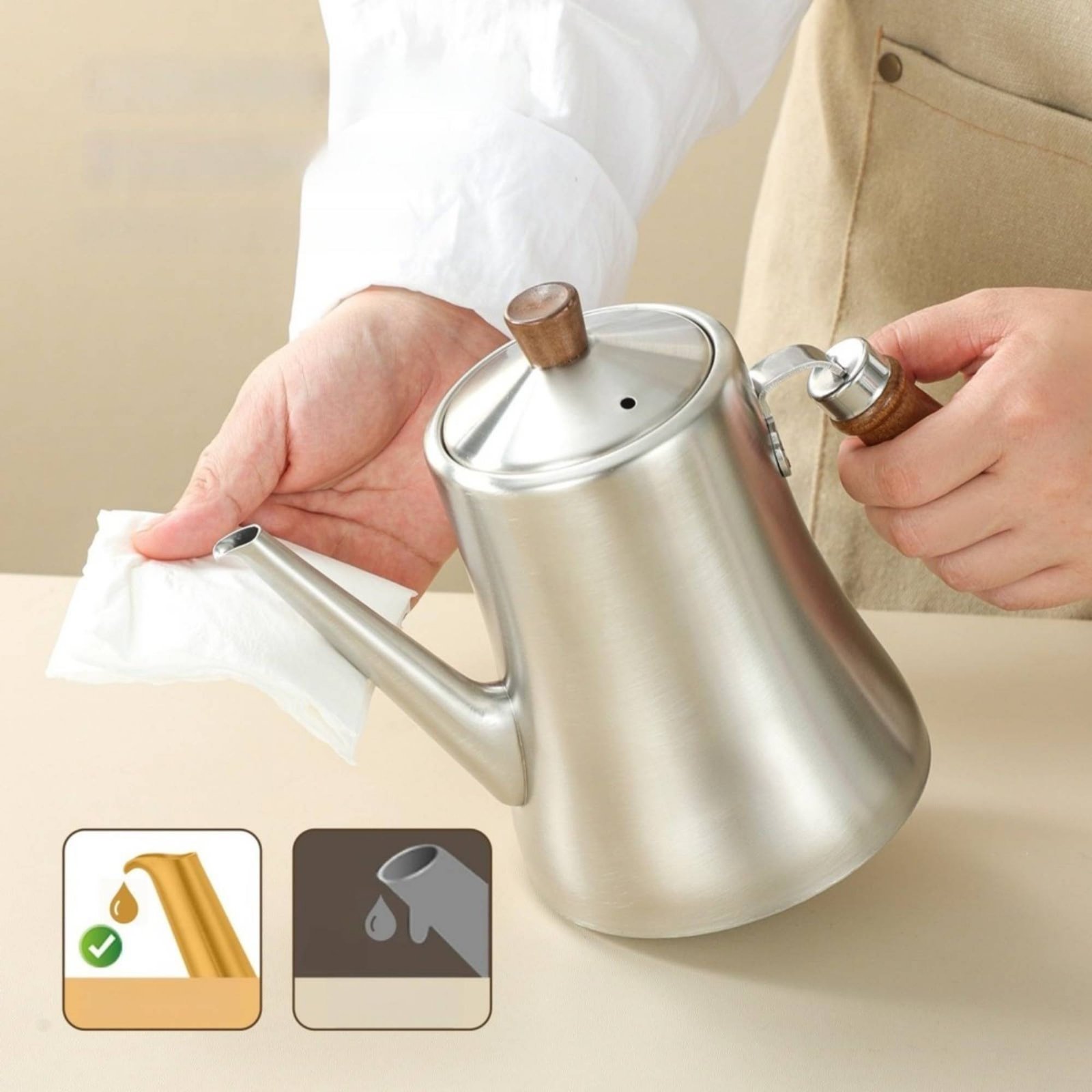 Stainless Steel Oil Pot Leakpr – Home Cooking Oil Filter Bewertung und Preis